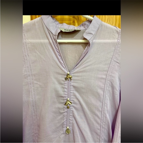 Shirt Lilac by Maria. B - Picture 8 of 8